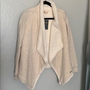 NWT Hollister Cream Cardigan